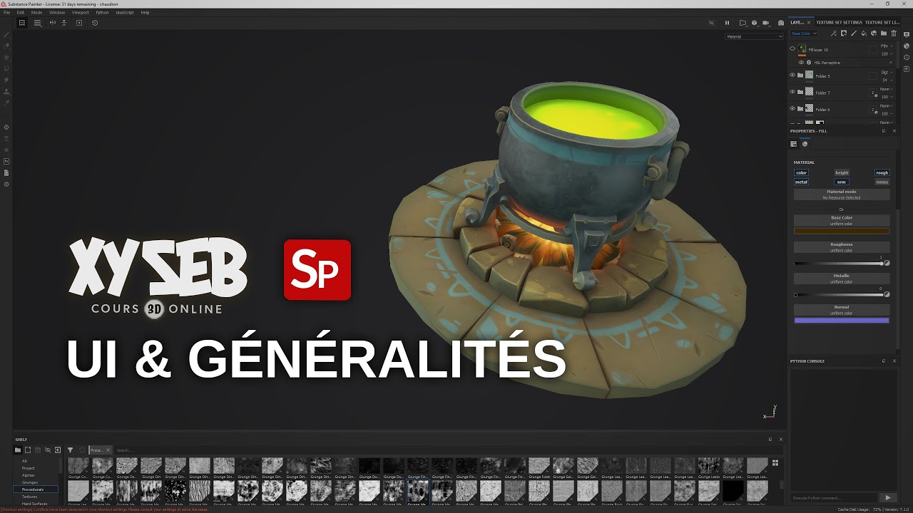 Cours Substance débutant 02 | Painter Interface & Généralités - YouTube