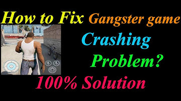How to Fix Gangster App Keeps Crashing Problem Solutions Android & Ios - Gangster Crash Error