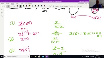Module 03 - Lecture 08 - Z Transforms