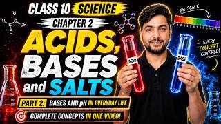 Class 10 Science Chapter 2 Part 2 | Bases & pH in Everyday Life | Acids, Bases and Salts