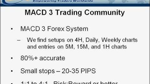 MACD 3 Forex Trading System. Will this type of forex trading work for me and is it worth my time?