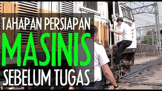 Persiapan Masinis Kereta Sebelum Tugas