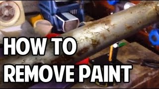 How To Remove Paint From Your Bicycle Frame Youtube
