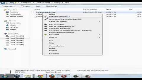 PhpMyAdmin on Wampserver - Forbidden - You don