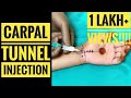 Injection technique for carpal tunnel syndrome