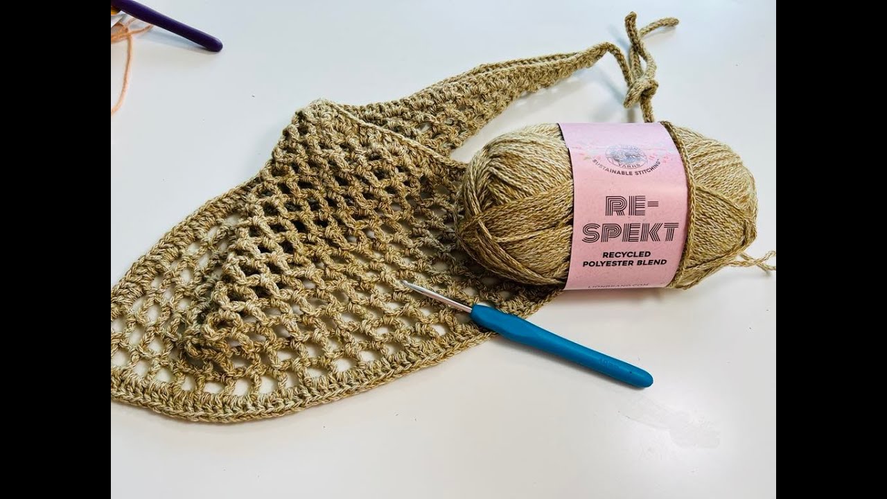 Crochet Bandana | Trellis Bandana Part - 1 | Chain Crochet Bandana