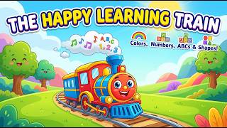Happy Learning Train 🚂 | Colors, Numbers &amp; ABC Song for Kids | Nursery Rhymes &amp; Kids Songs