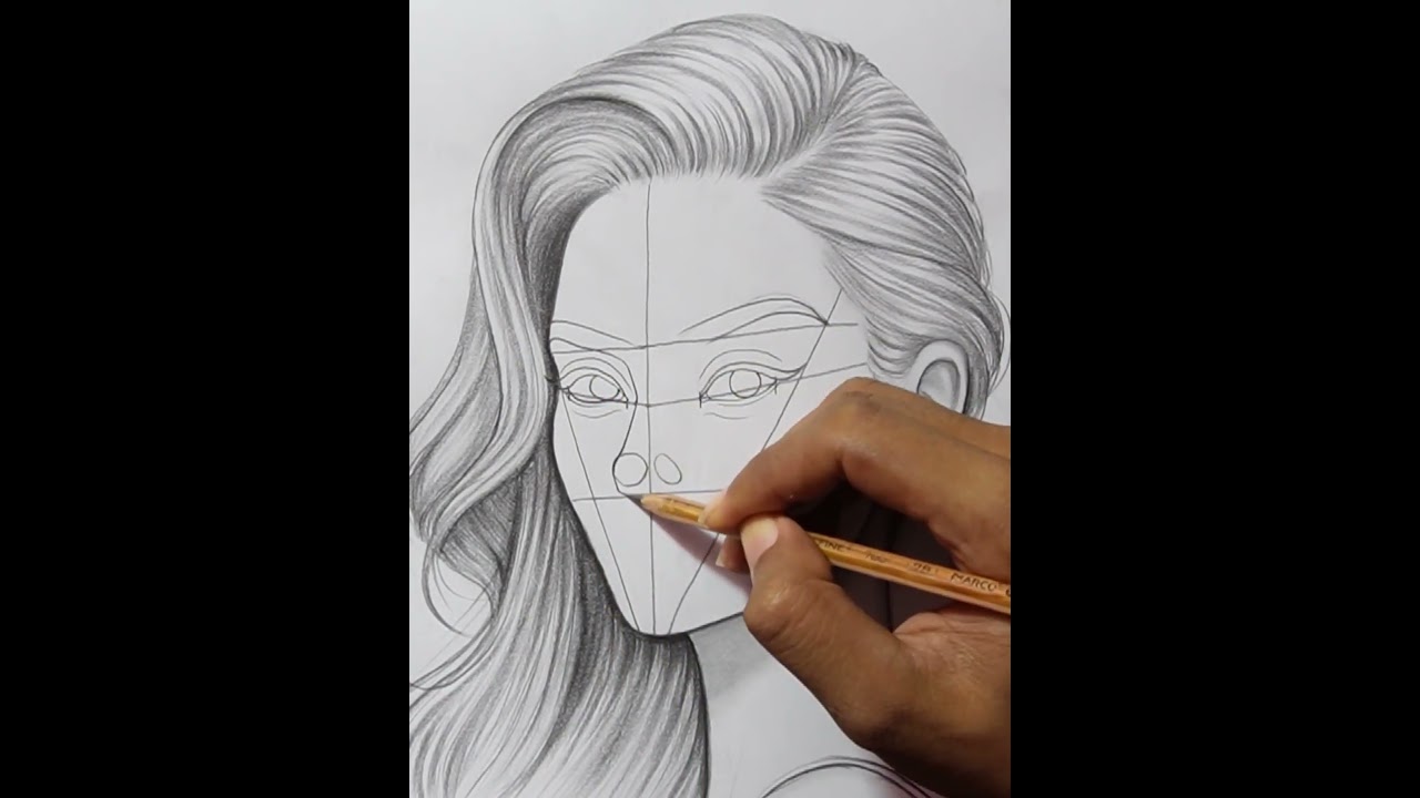 how to draw a face