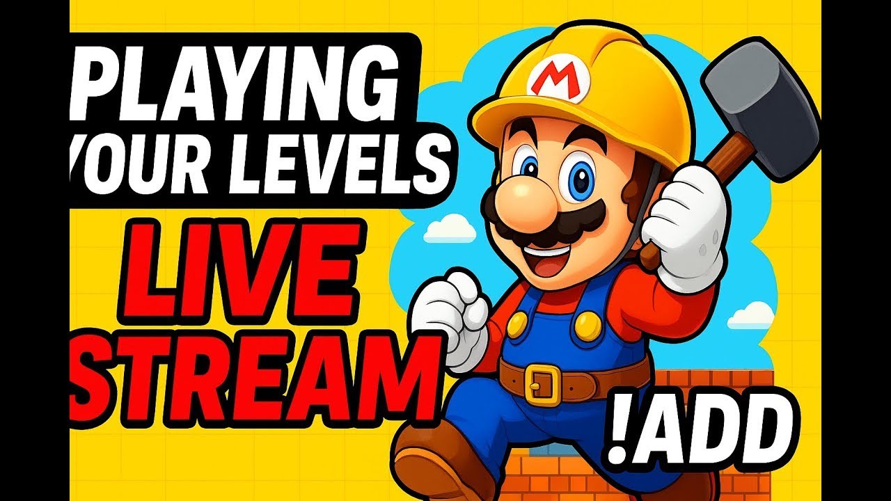 🎮 Mario Maker  !add  ALL VIEWER LEVELS 🍄⭐ (Portrait)