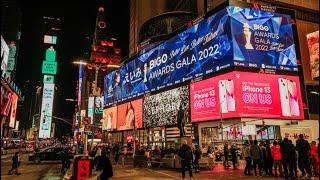 Bigo Live Celebrities Of Tomorrow - Top Broadcasters On Times Square Billboards Bigo Gala 2022