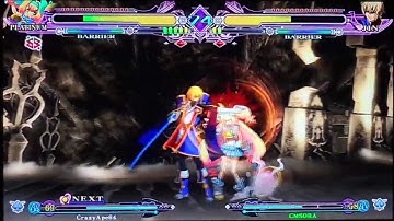 XBL: Blazblue CS Extend Online Matches FT10 2/8/13 - CrazyApe64 (Platinum) vs CMSORA (Jin) part 1/3