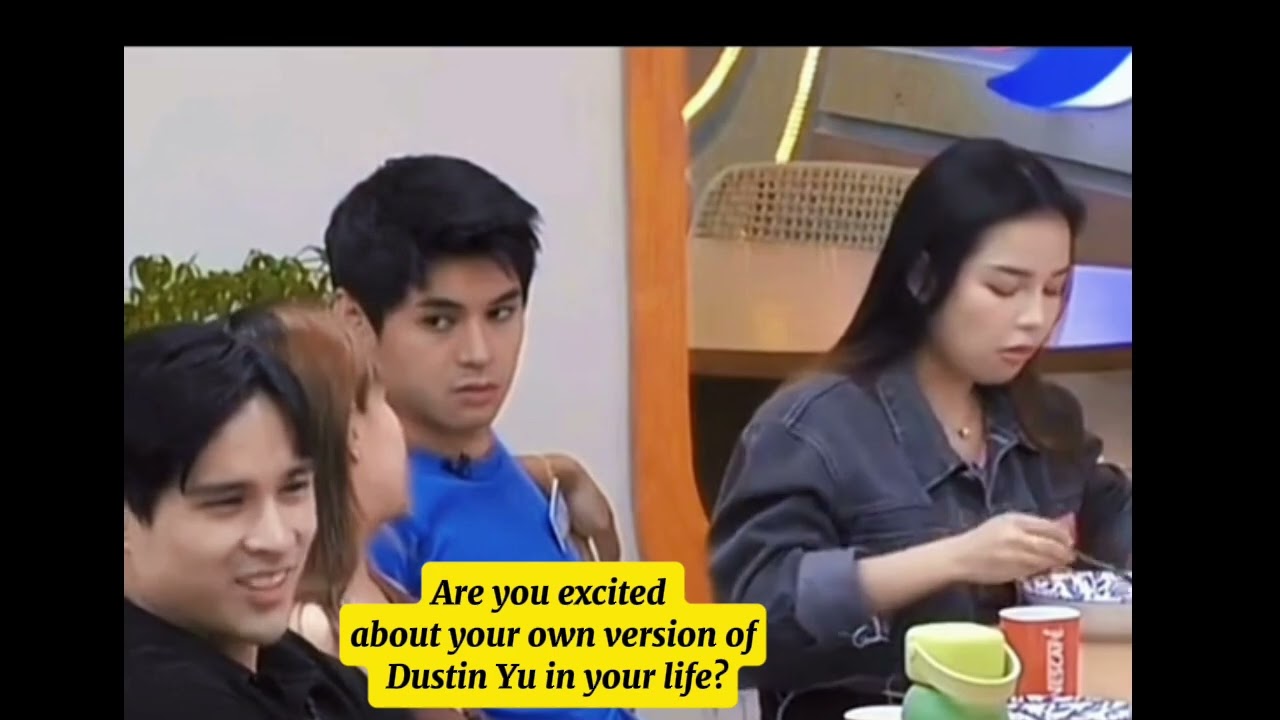 Are you excited about having your own version of Dustin Yu in your life? #dustin #bianca #dustbia