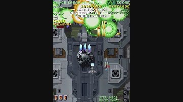 Xeno Fighters R - Judge Spear in Stage F-A (Asteroid Belt)