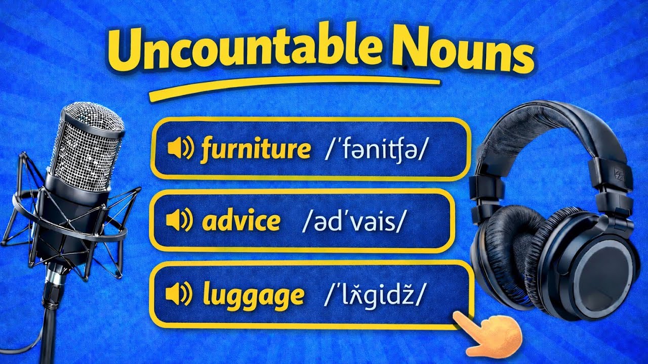 Uncountable Nouns for Complete Preliminary for Schools / B1 Cambridge Exam