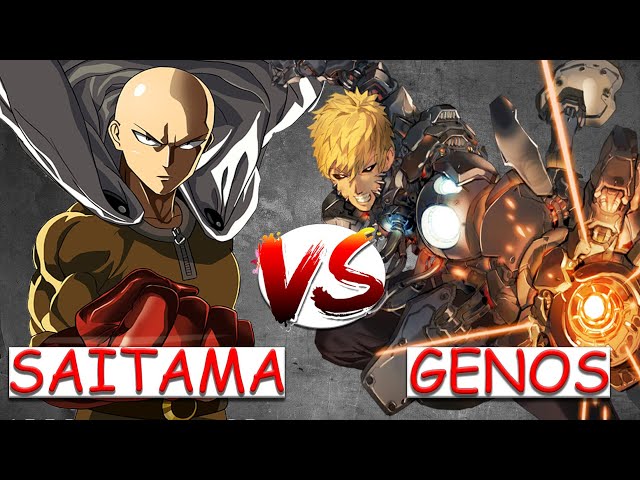 Saitama vs Genos Fight  One Punch Man (60FPS) 