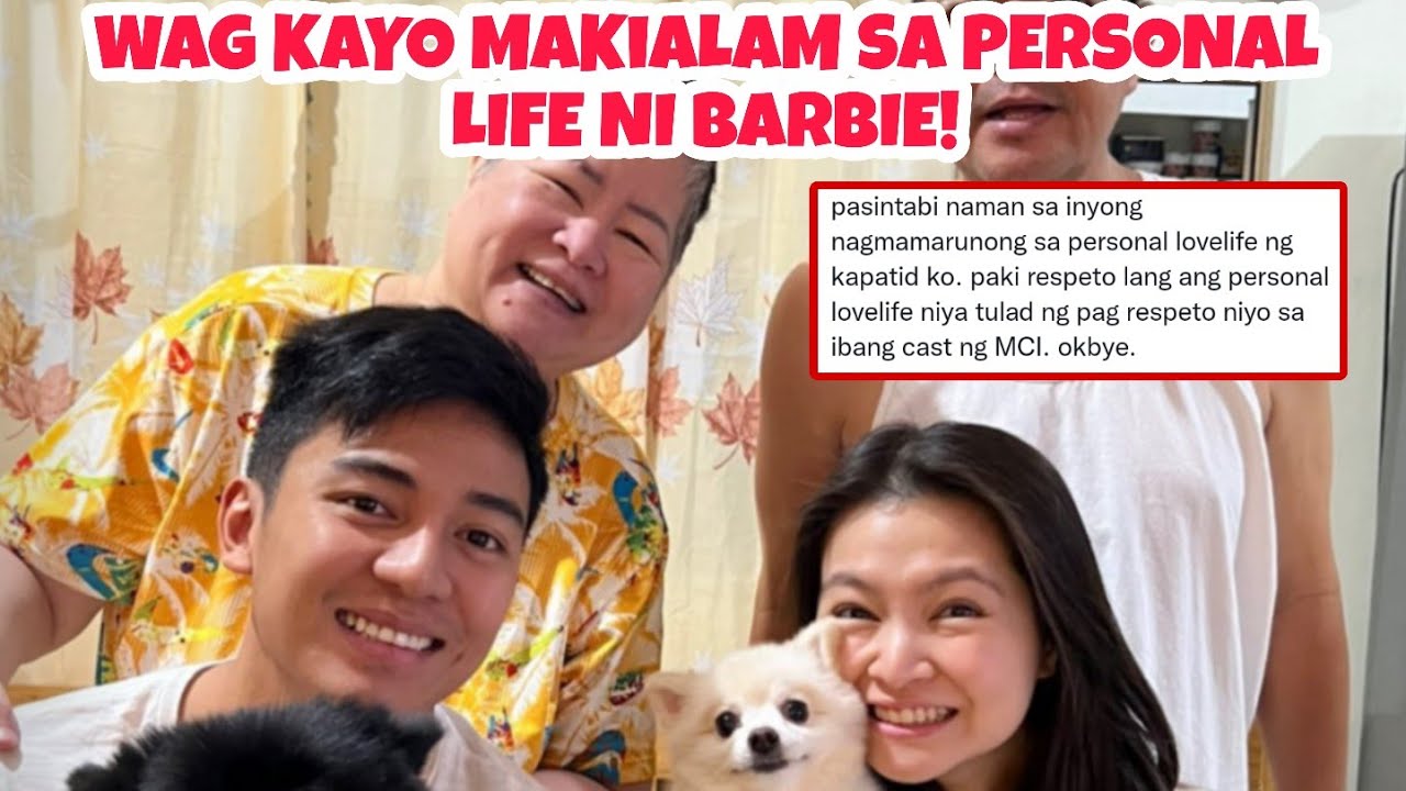 RELASYONG JAK ROBERTO AT BARBIE FORTEZA 100%SUPORTADO NG PAMILYA!