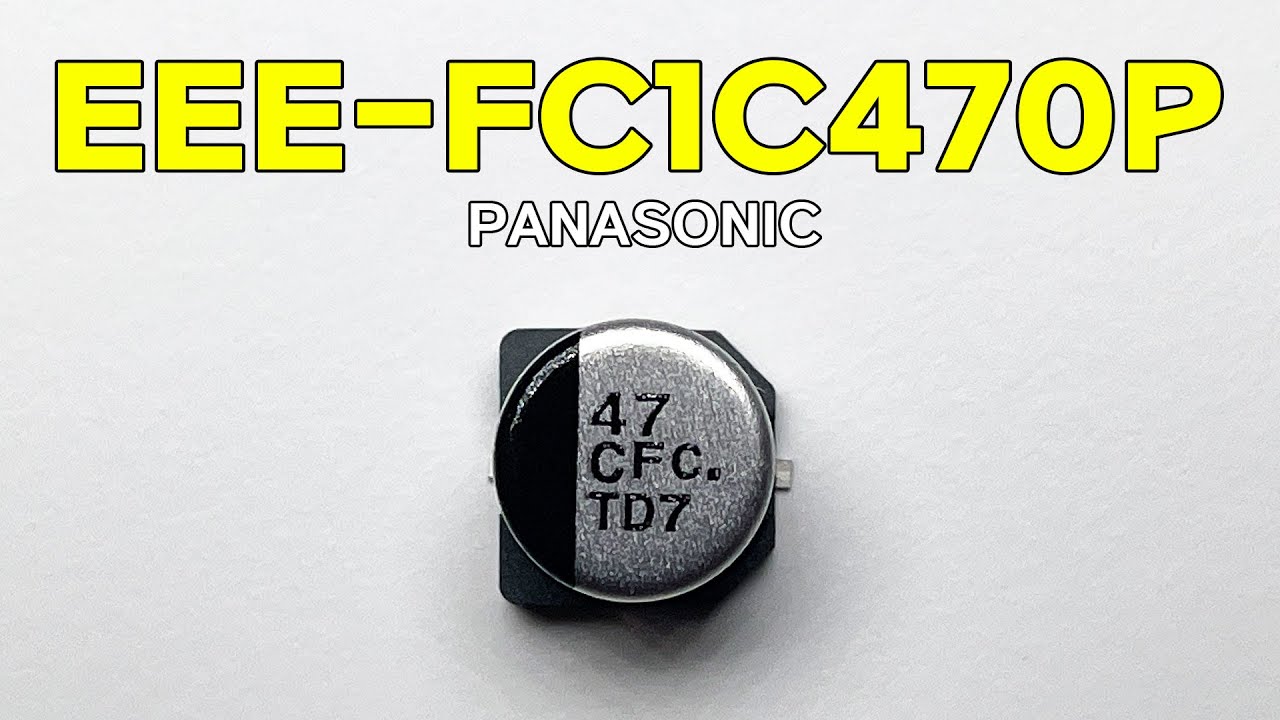 EEE-FC1C470P - PANASONIC : Aluminum Electrolytic Capacitors/FC