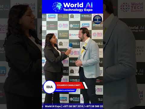 Attendee testimonial video from World AI Expo Dubai