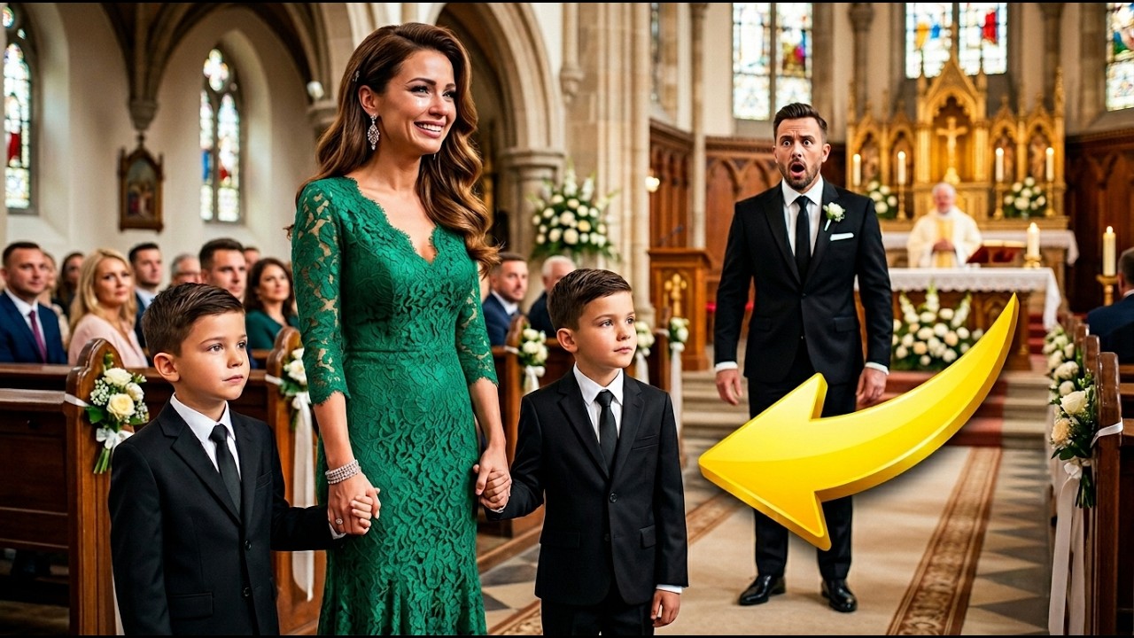 Zaprosił ją na ślub złośliwie… nie spodziewał się, że przyjdzie z bliźniakami