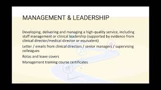 Portfolio Pathway Histopathology - Communication, Management, Reflection, Teaching