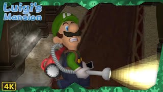 Luigi's Mansion PAL ⁴ᴷ Area 2 100% (All Boos, Gold Portraits)