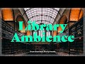 Relaxing Library Ambience Background Noise for Study / Withe Noise, 도서관 ASMR, 백색소음