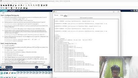 11.1.10 Packet Tracer – Implement Port Security