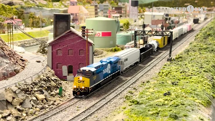 Large Model Railroad Layout in HO scale