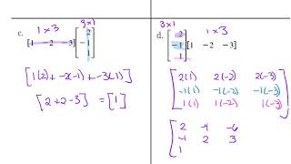 Ch 8 2 Operations with Matrices Ex 9 and 10 Matrix Multiplication and Squaring