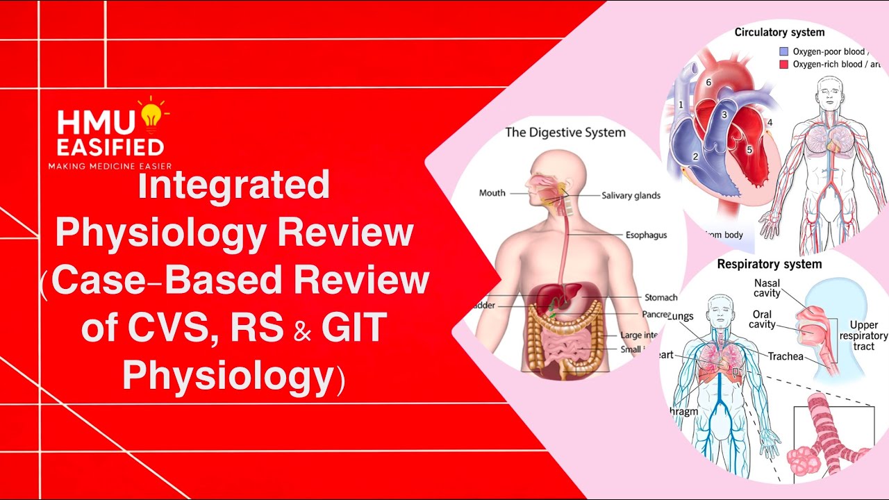 Medicine: Integrated Physiology Review(Case-Based Review of CVS, RS & GIT Physiology)