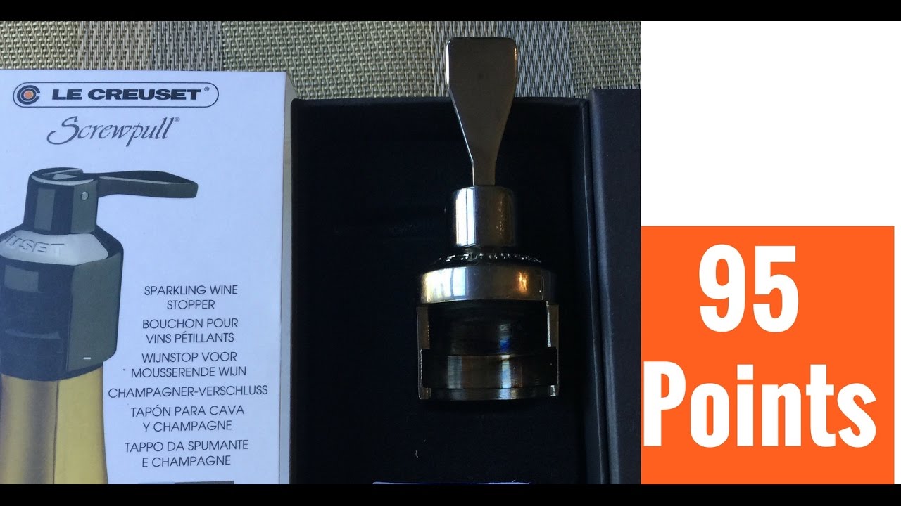 THE BEST Le Creuset Champagne Crown Bottle Sealer 95 Points