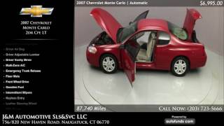 Used 2007 Chevrolet Monte Carlo | J&M Automotive Sls&Svc LLC, Naugatuck, CT