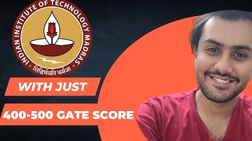Get IIT MADRAS WITH LOW GATE SCORE | DOMS | Post GATE Guidance