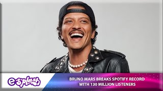 Bruno Mars Sets New Spotify Record With 130 Million Listeners