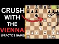 Vienna Gambit Practice Game: Traps, Tactics & Domination!