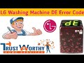 DE Error Code LG Top Load Washing Machine || DE Error In LG Washing Machine