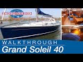 Grand soleil 40 for sale  yacht walkthrough   schepenkring lelystad  4k