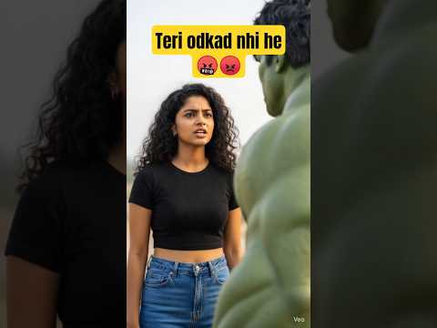 CHAL NIKAL GARIB 💔💔 #ai #hulk #tradingshorts #hulkvideo #aihulkfight