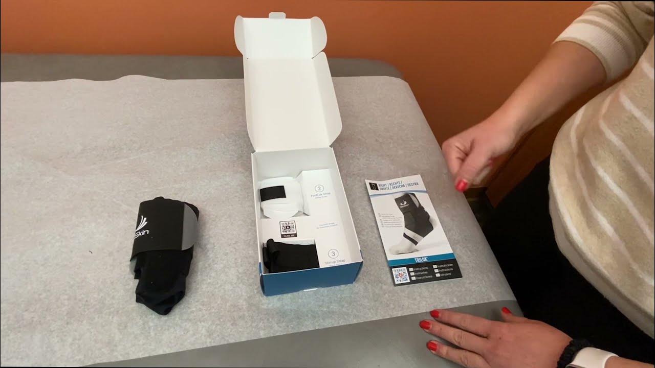 How to Use a BioSkin Ankle Brace YouTube