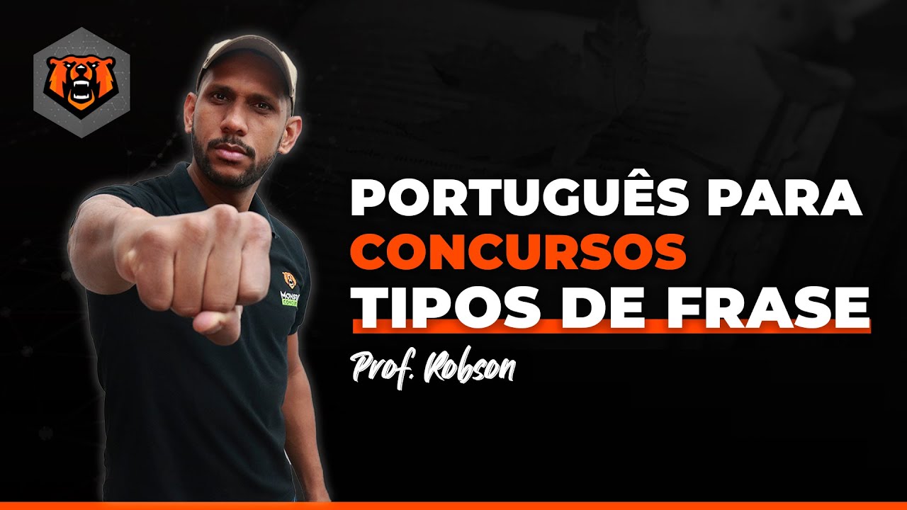 Concurso PCES - Português - Tipos de Predicado - Prof. Robson - Monster  Concursos 