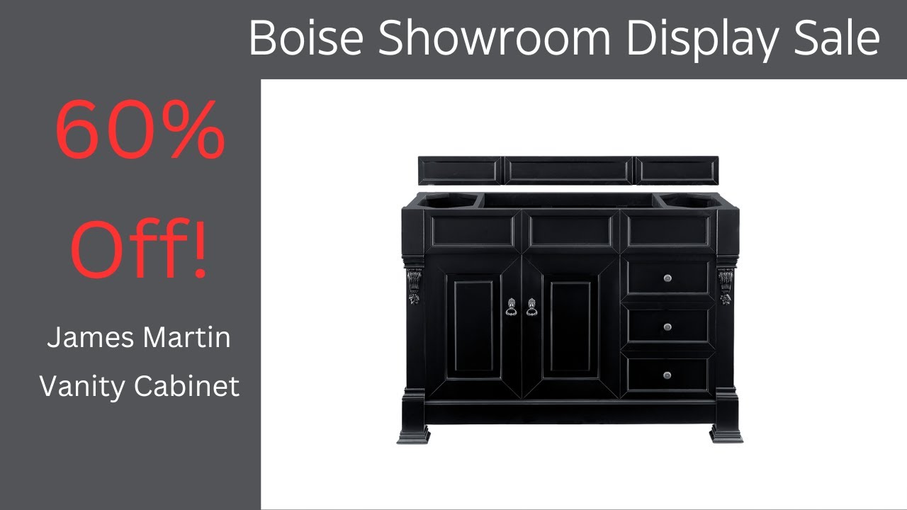 Boise Bathroom Remodeling ~ 48" James Martin vanity cabinet 60% off