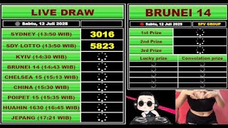 BRUNEI 14 LIVE DRAW | BRUNEI 14 LIVE DRAW TERCEPAT 11 JULI 2025 | LIVE DRAW BRUNEI 14 TERCEPAT 2025