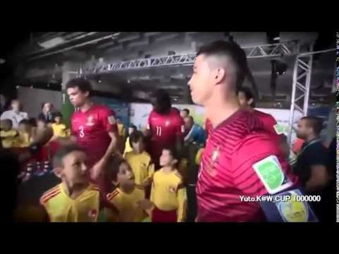 感動映像①【単独来日が決定したC・ロナウドが子供からハグをお願いされたシーンが世界中で話題に！】ワールドカップ＜W杯＞ポルトガル代表 クリスティアーノ・ロナウドの優しさ