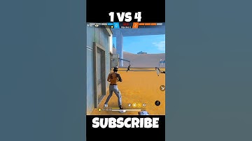 1vs4 destroyed in seconds 😤 AWM 🥱 #ironicff #shorts #freefireshorts