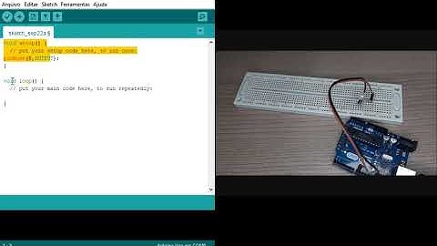 !!! Arduino Para Iniciantes !!! Como fazer o led piscar