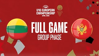 Lithuania v Montenegro | Full Basketball Game