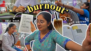 fighting BURNOUT! completely QUIT CAFFEINE⭐️ getting my life together! learning from life🕊️