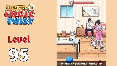 Brain puzzle 2 logic twist Level 95 | Mischievous Cat | solution