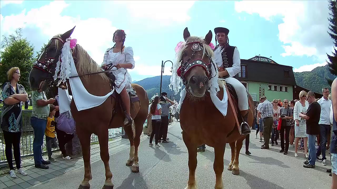 Jánošíkove dni 2016 Terchová-Konský vozový sprievod