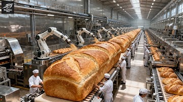 Inside a Modern Bread Factory: From Wheat Grain to Packaged Loaf Bread (Full Process)